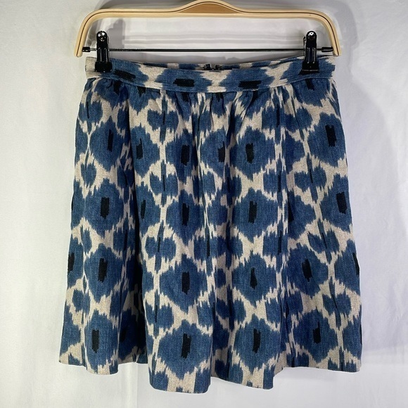 MICHAEL Michael Kors Dresses & Skirts - Michael Michael Kors, ikat print sick linen skirt with hidden kangaroo pocket